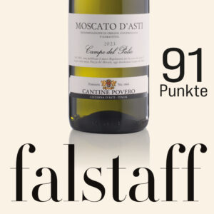 CANTINE POVERO Falstaff Moscato dAsti 2023 91PT