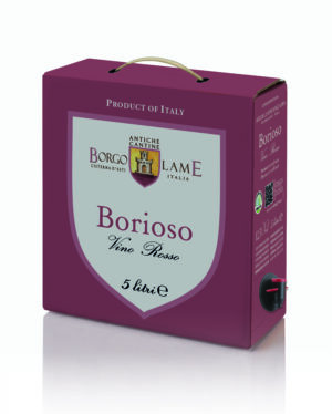 Borioso Vino Rosso 12,5% 5LT