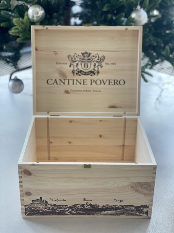 scatola di legno regalo Cantine Povero