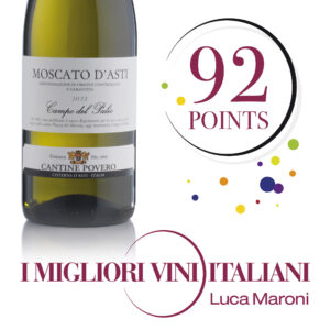 CANTINE POVERO MOSCATO DASTI CAMPO DEL PALIO 2022 92PT LUCA MARONI