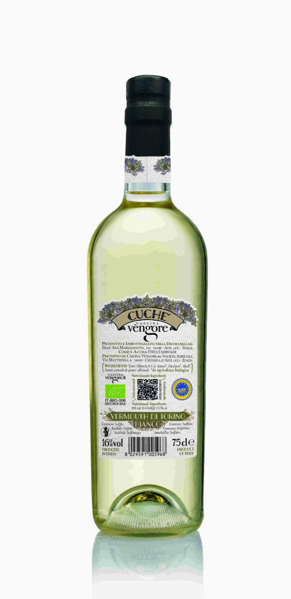 Cuché Vermouth Bianco Biologico di Cascina Vèngore 75cl