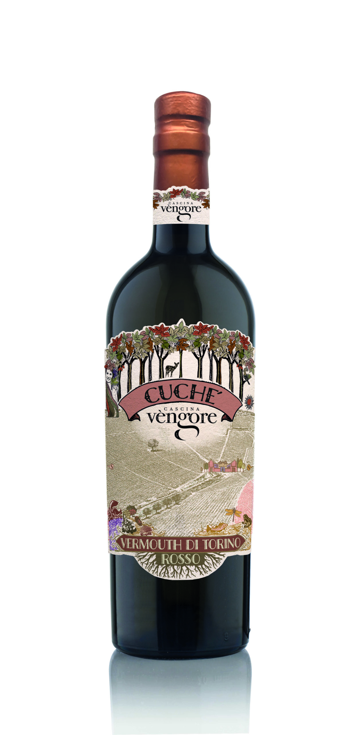 Cuché Organic Red Vermouth from Cascina Vèngore 75cl